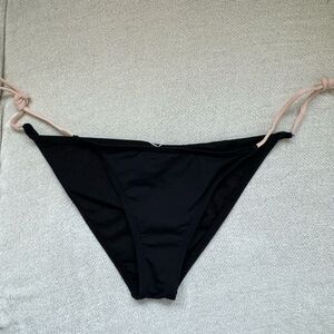 Billabong Women's Black Side Tie Bottoms Small